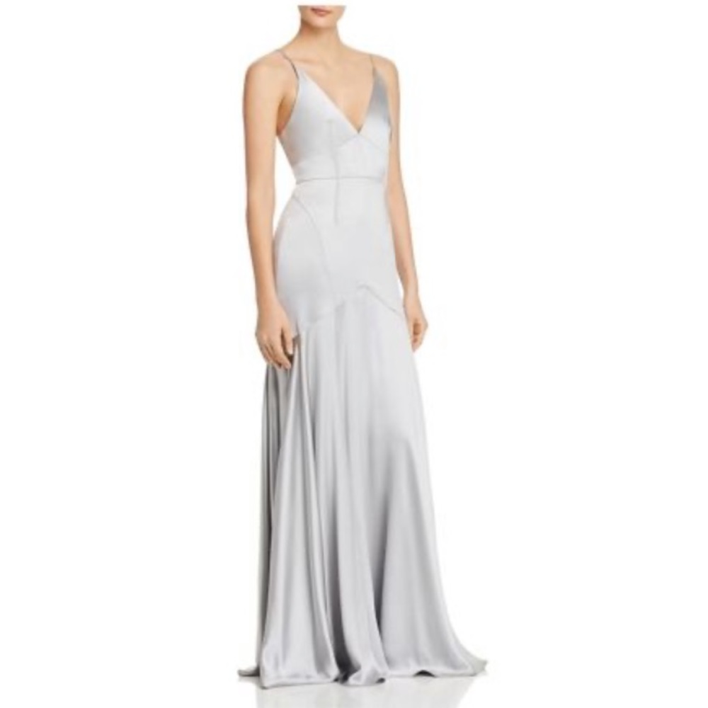 JILL Jill Stuart Silver Formal Gown